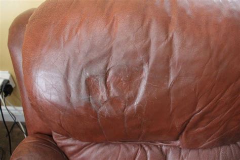 Restoring a faded leather couch step one: how to repair holes and cracked leather in a couch or leather furniture, easy project you can do ...