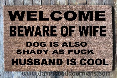 The best welcome back messages are upbeat and welcoming. Pin on rude crude doormats