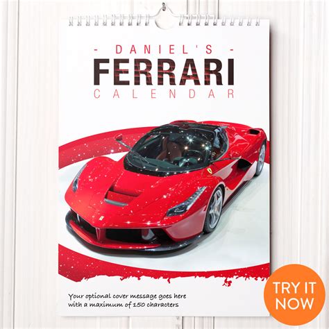 We did not find results for: Personalised Ferrari Edition Calendar | GettingPersonal.co.uk