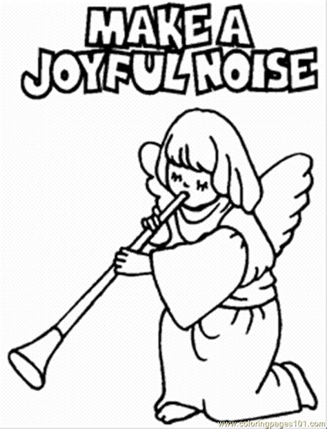 9, have them write a. Angel Trumpet Coloring Page for Kids - Free Angel ...