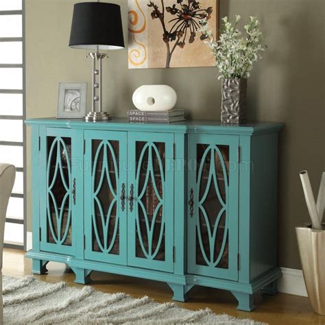 Search results for teal within accent cabinets & chests. 950245 Accent Cabinet in Teal Blue by Coaster