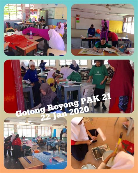 Contoh gotong royong di lingkungan sekolah membersihkan ruang kelas membersihan tanan sekolah SMK PUTERI TITIWANGSA: GOTONG ROYONG KELAS PAK 21