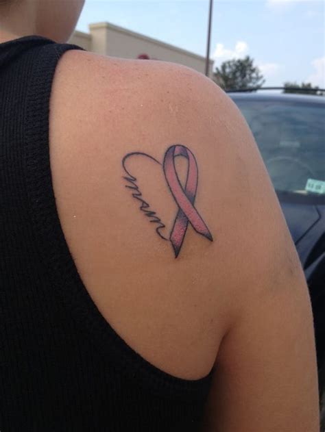 Tattoos of cancer ribbons with wings | full tattoo. 15 Mind Blowing Breast Cancer Tattoos Pictures - SheIdeas