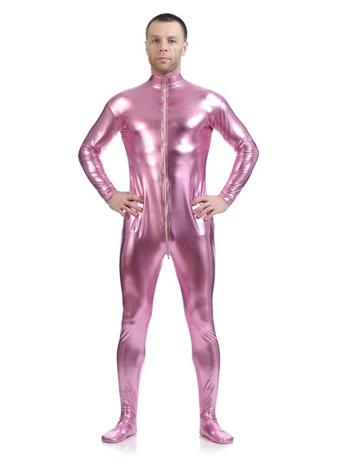 #metallisk. #skinsuits. uten hette rosa. herre. #morphsuits. 