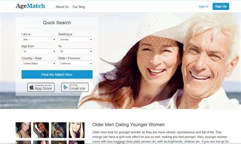 Thanks to the senior dating sites for senior citizens over 50, they provide us much more chances to meet people in the local area. # 4 Age Match | Younger women looking for older men dating ...