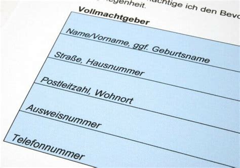 Ein widerrufsrecht ist bei einem privatverkauf vollständig ausgeschlossen. Vollmacht Dokument - Vollmacht Muster