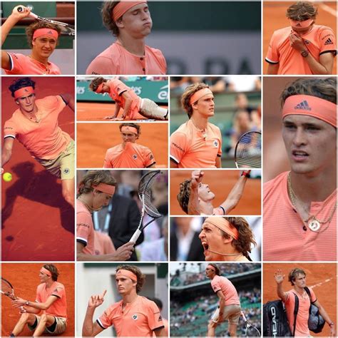 Alexander zverev of germany reacts during his quater final match against david goffin of belgium of the bmw open at iphitos tennis club on april 29. His faces during a game | Alexander zverev, Tennis funny ...