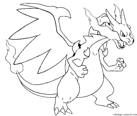 On retrouve dracaufeu sur les jaquettes des jeux pokémon rouge et. Coloriage Pokemon mega evolution X Dracaufeu 6 Dessin ...