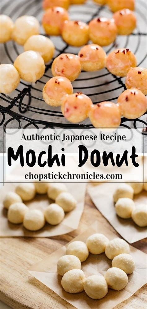 These whimsically shaped pon de ring doughnuts easily pull apart so you can eat each chewy dough ball one by one. Mochi donut "Pon-de-Ring" | Recipe in 2020 | Filipino food dessert, Recipes, Food