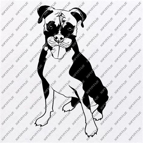 These svg cut files can be used with any of the cricut explore or cricut maker machines. Boxer dog Svg File-Tattoo Svg Original Design-Boxer dogs ...