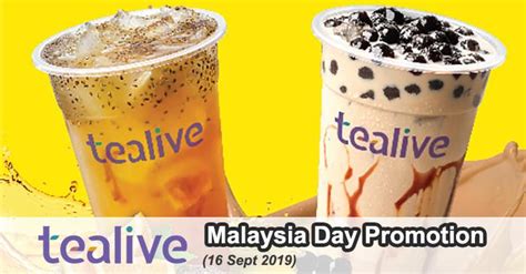Tealive continued to operate in competition with chatime, which was still running what was left of its remaining operations in malaysia, having found a new franchise holder to run the outlets that had not been taken over by tealive, and slowly regrow the brand. MyDigi Rewards Tealive Malaysia Day Promotion only RM1.60 ...