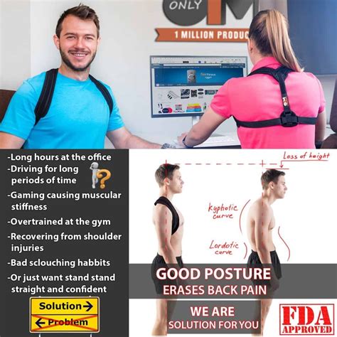 #truefit #posturecorrector reduces neck & back pain 🛡️ comfortable, strong & supportive. Posture Corrector - Only1Million - Best Products