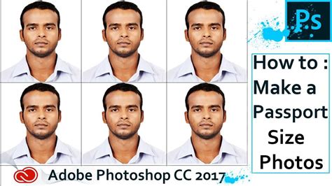 At first, select the photo to be printed. Create Passport size Photo in Adobe Photoshop CC 2017 ...