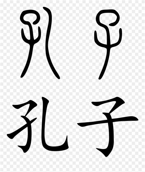 It is also used to represent confucianism, and it means total righteousness and harmony within yourself and others. Confucianism Taoism Essays Confucius - Chinese Symbol Clipart (#1265545) - PinClipart