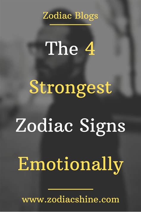 But they are one of the most powerful signs as they are mentally very strong. THE 4 STRONGEST ZODIAC SIGNS EMOTIONALLY in 2020 | Zodiac ...