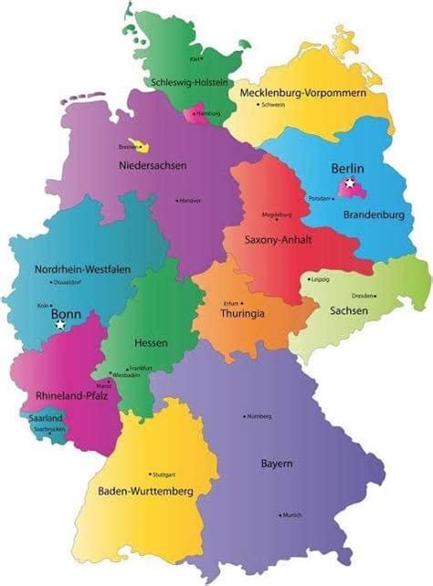 Bunlardan berlin, hamburg ve bremen şehir eyaleti olarak geçiyor. Almanya'nın Eyaletleri - Bundesländer Deutschland ...