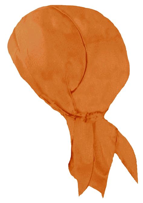 Orange Solid Doo Rag with SWEATBAND Dorag Motorcycle Skull ...