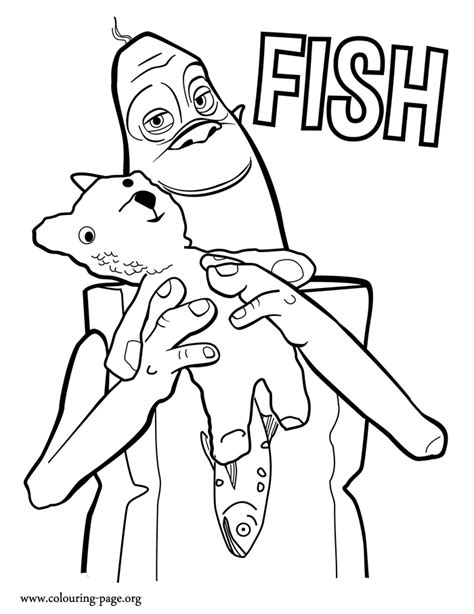 Best of elmo birthday compilation. The Boxtrolls - Fish coloring page
