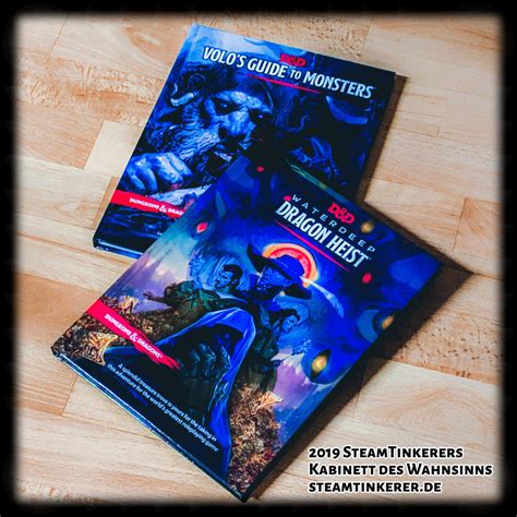 I recently picked up my copy of volo's guide to monsters. :Dungeons & Dragons: Tolle Nachrichten für D&D auf Deutsch - SteamTinkerers Kabinett des Wahnsinns