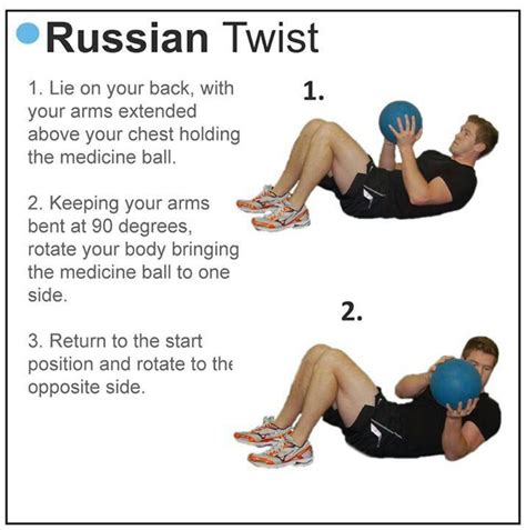 Find related exercises and variations along with expert tips. Russian Twist: | Russian twist, Workout for beginners ...