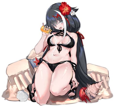 Fanart of the character/ship deutschland from azur lane. The Big ImageBoard (TBIB) - azur lane bangs bikini black ...