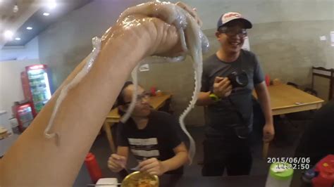 The form was created by english speakers out of a mistaken. Korean Style Live Octopus in Malaysia. - YouTube