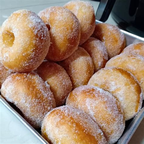 Donut gebu dan lembut paling sedap. Resepi Lengkap untuk membuat Donut Gebu Gebas. - MY Resepi