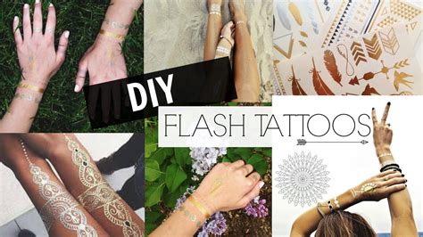 This kit can create literally any flash tattoo! DIY Flash Tattoos ≫ - YouTube
