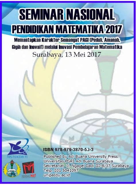 Jurusan ilmu komunikasi dan informasi. Prosiding Tahun 2017 - Seminar Nasional Pendidikan Matematika