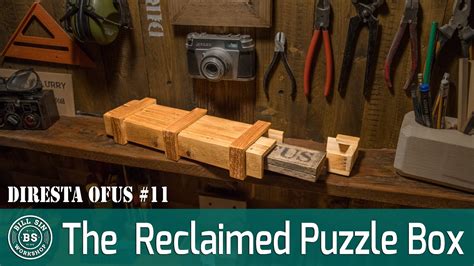 What if i didn't want to use cardboard? Make ''The Puzzle Box'' out of reclaimed wood ...