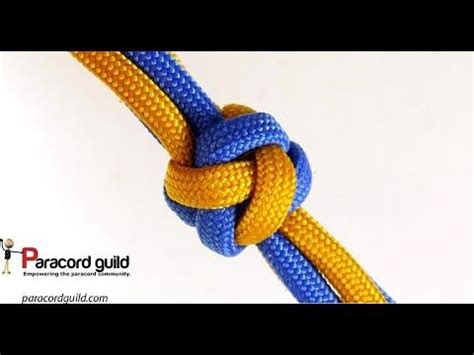 The main difference is that the lanyard knot is tied using two cords. Over-two footrope knot - YouTube | Paracord bracelet tutorial, Knots, Paracord knots