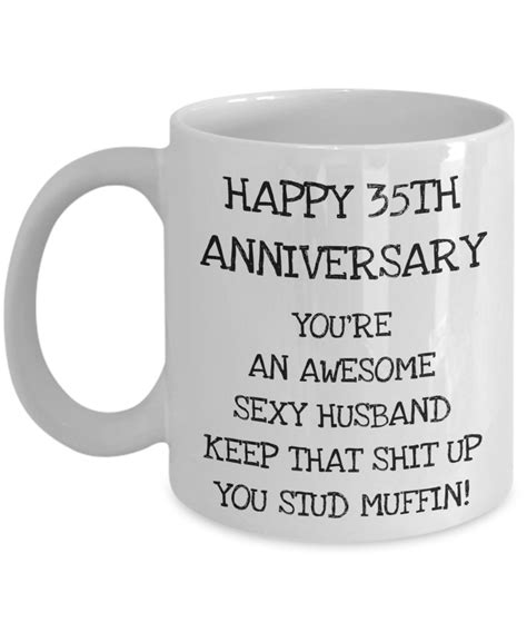 It will be a unique & dashing gift for your dashing husband. 35th 35 Year Wedding Anniversary Gifts For Husband From ...