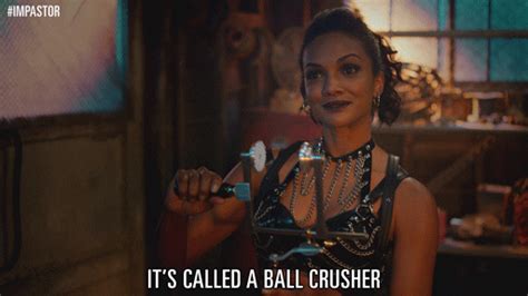 3 years ago 09:09 bravotube gagging. Ball Crusher GIFs - Find & Share on GIPHY