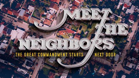 Es gibt bereits das kinderbuch „das neinhorn von @realmarcuwe und astrid henn. Meet the Neighbors - Church Sermon Series Ideas