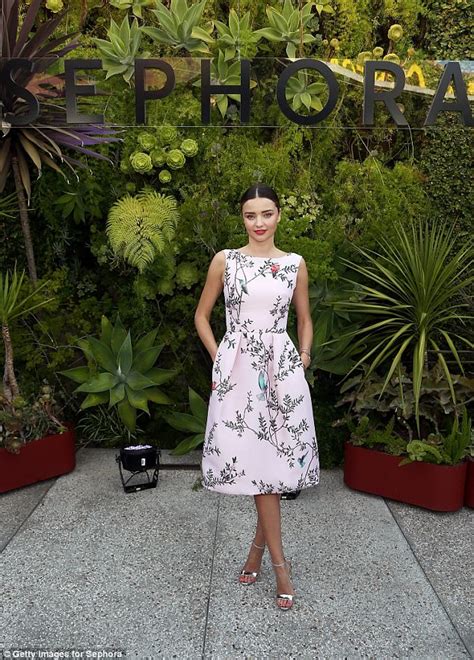 Maybe you would like to learn more about one of these? Miranda Kerr cuts a demure figure at Sephora event | Daily ...