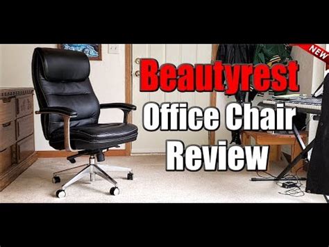 Soft faux leather upholstery is easy to maintain and comes in black. Gaming and Office Chair Review - The Beautyrest Black ...
