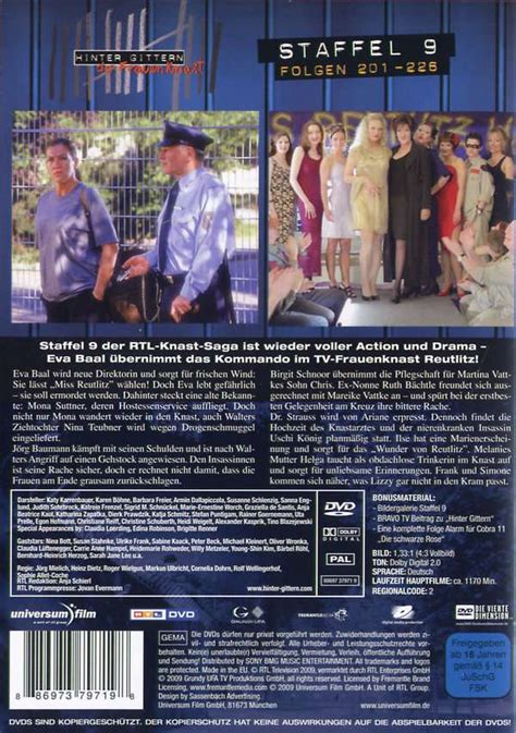 Dieser artikel enthält alle episoden der sechsten staffel der deutschen fernsehserie hinter gittern, sortiert nach der erstausstrahlung. Hinter Gittern Staffel 9 (6 DVDs) – jpc