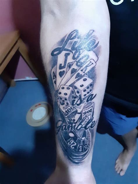 Každopádně i přes tyto negativa je tetování na kotník velmi populární. Life is a gamble | Tattoos, Gambling