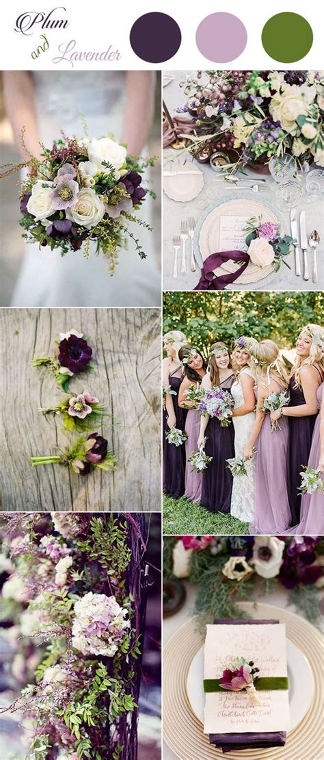 Wild plum scabiosa and garden rose centerpieces. Get Inspired By These Awesome Plum Purple Wedding Color ...