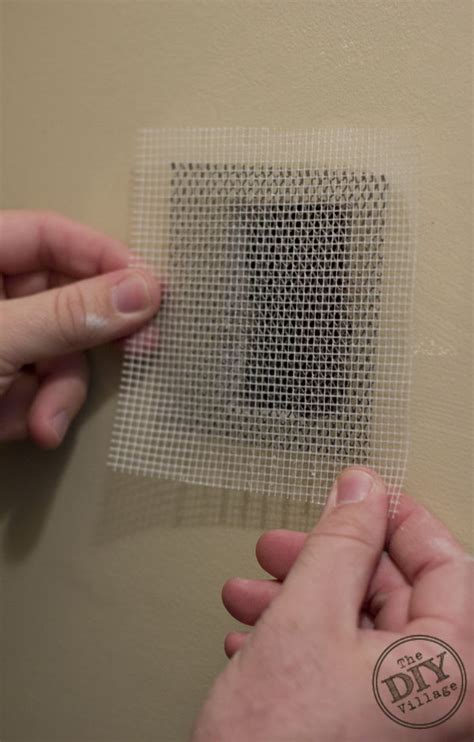 Less than 1 inch wide. Drywall Patch Repair - The Easy Way - The DIY Village