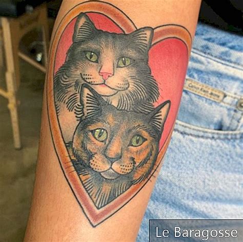 Tetování barevné 29 x 10,50 cm. Výzmam Tetování Kočky / Kocici Tetovani Aneb Hrdost ...