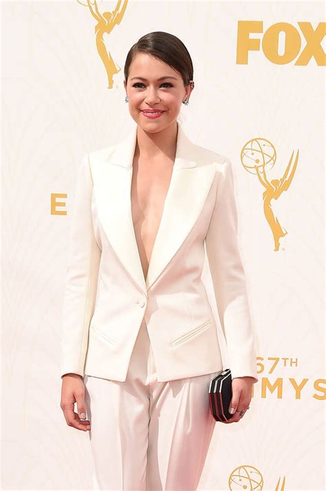 Jeff stronger in suit sucke after work. Tatiana Maslany's white suit at the 67th Annual Emmy ...