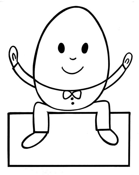 Per humpty an empty blown out egg shell. Humpty Dumpty Coloring Page at GetDrawings | Free download