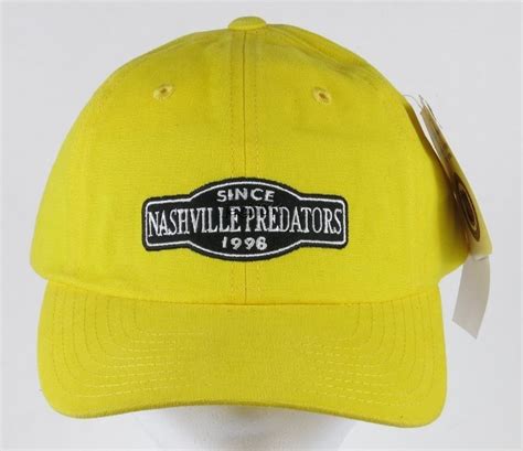 Shop new nashville predators hats, snapbacks, and more at the lids online store. Nashville Predators Cap Hat NHL Hockey Yellow American ...