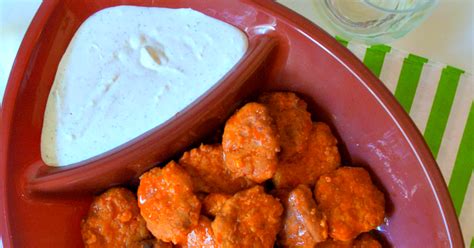 We love spicy foods and finger foods:buffalo wings are an easy answer. The Best Buffalo Seitan Bites | Seitan, Vegan pizza, Recipes