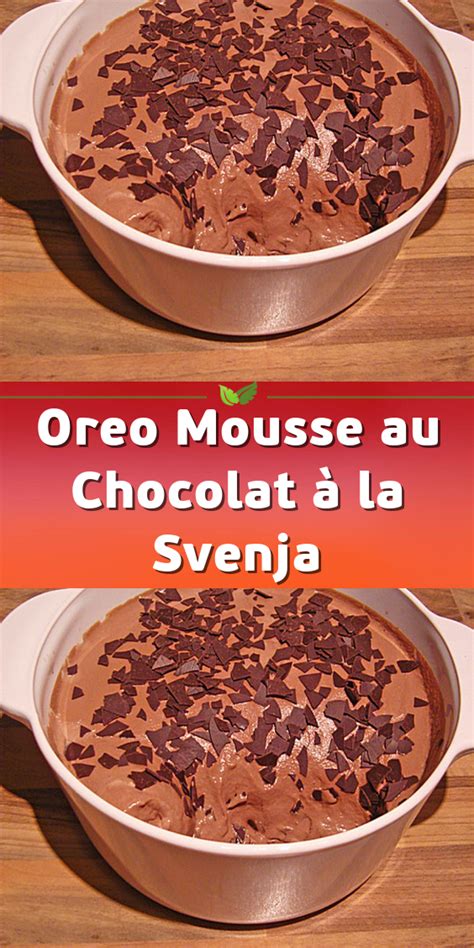 Solero art dessert im glas. Oreo Mousse au Chocolat à la Svenja | Rezepte, Dessert im ...