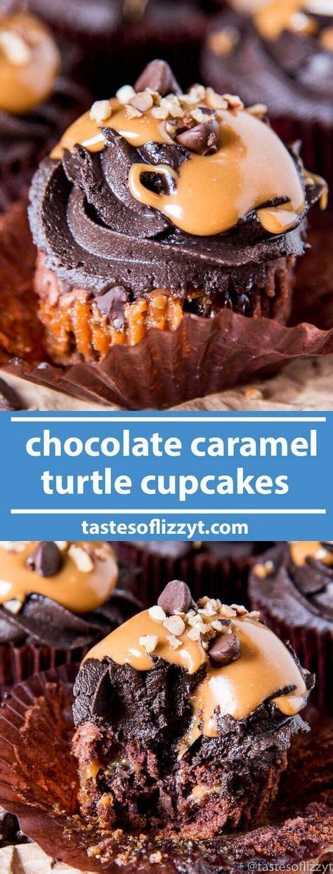 Combine caramels, water, and butter in a saucepan over low heat; Chocolate Caramel Turtle Cupcakes have creamy caramel, chocolate chips and pecans on the inside ...