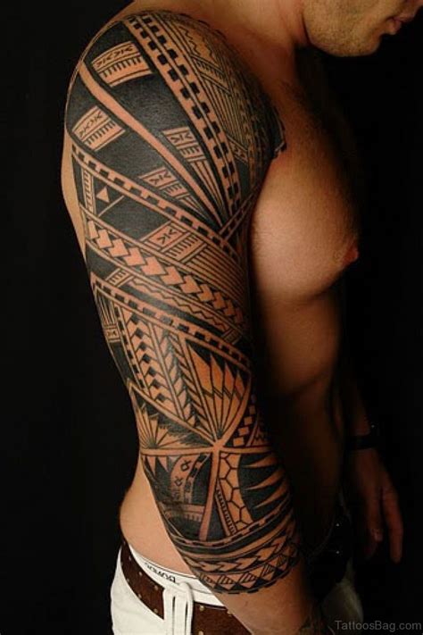 Whether you want a tribal tattoo on your sleeve, shoulder, arm, forearm, chest, back, or leg, you'll love our collection of pictures below! 53 Graceful Tribal Tattoos On Full Sleeve