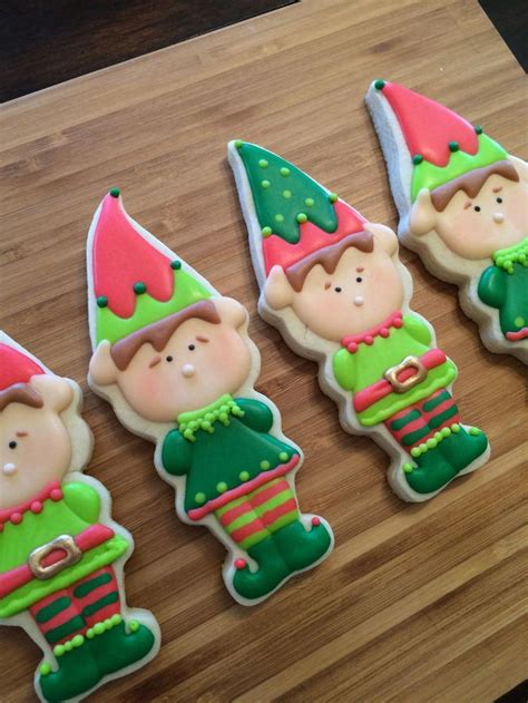 You are bound to find some new favorites. Iced Santa's Elves Sugar Cookies | Christmas sugar cookie recipe, Christmas cookies decorated