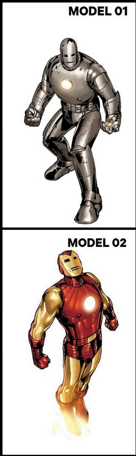 Perisai dibuat dari kayu padat dengan gesper perunggu, ujung tombak dibuat dari perunggu, dan khopesh (berasal dari tentara asiatik) mulai digunakan. EVOLUSI BAJU ZIRAH IRON MAN YANG DIPAKAI TONY STARK (14 GAMBAR) - Pen Canggih